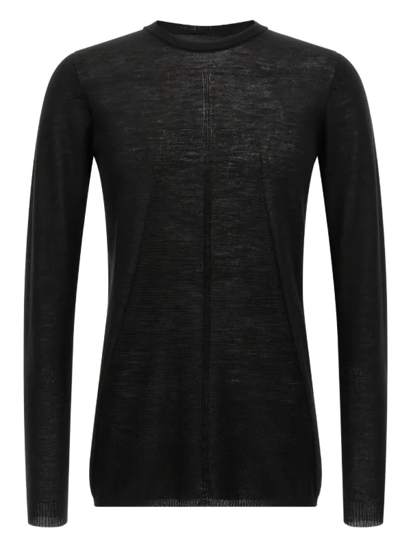 Rick Owens Level Biker Sweater | Black | FARFETCH ZA