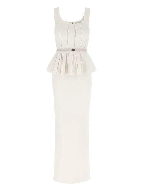 Elisabetta Franchi Red Carpet eyelet-embellished maxi dress