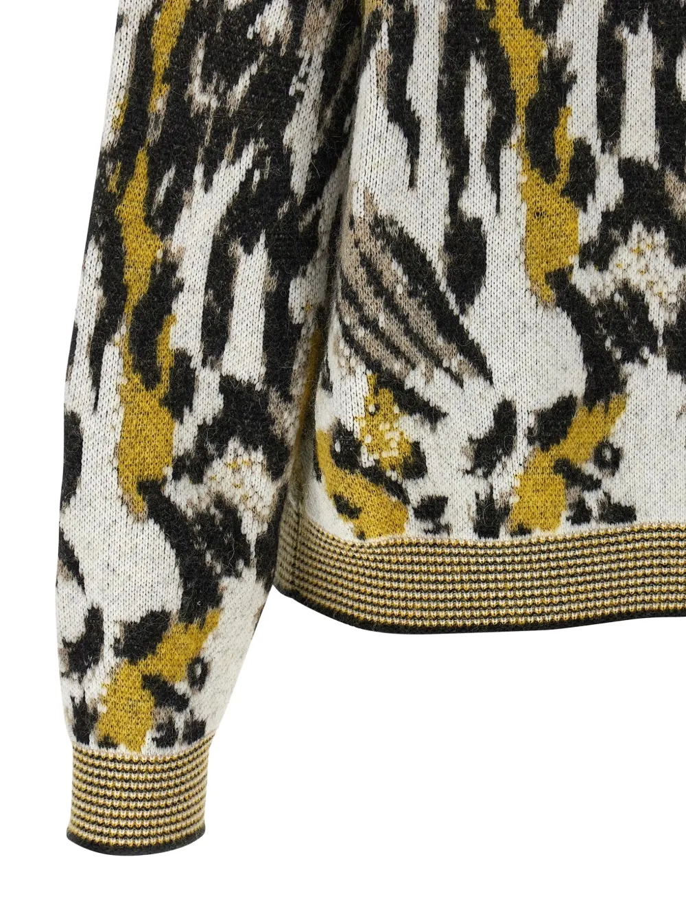 Missoni animalier patterned sweater Zwart