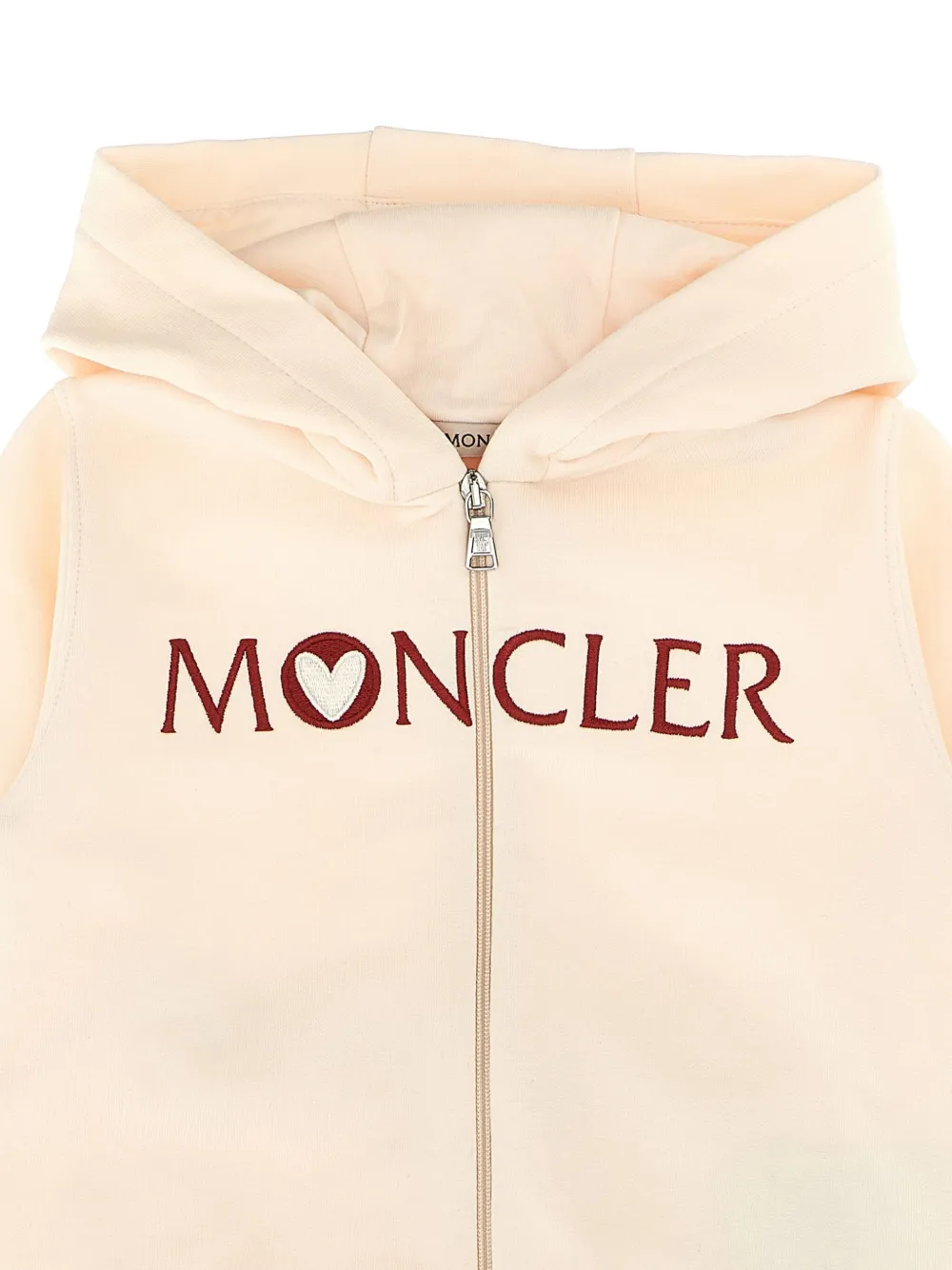 Moncler Enfant Trainingspak met geborduurd logo Roze