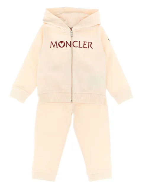 Moncler Enfant logo-embroidered tracksuit set