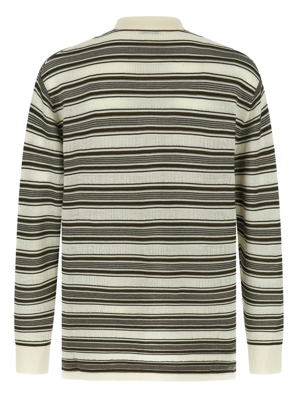 Wales Bonner Samuel gestreept poloshirt - Beige