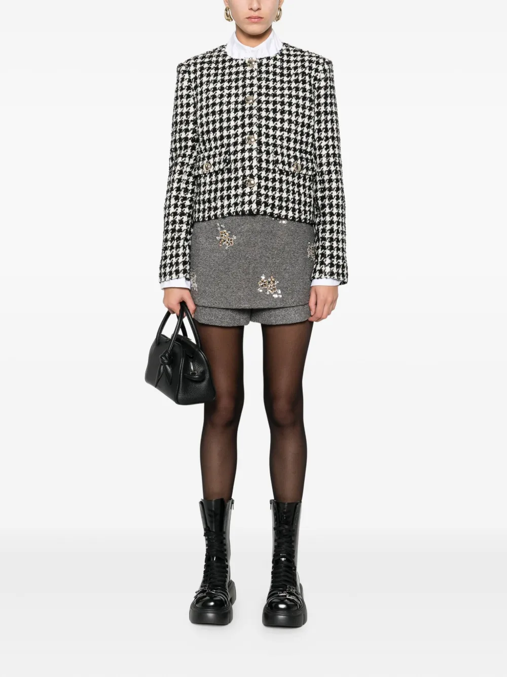 Maje houndstooth-pattern blazer | Blazers | Image 2