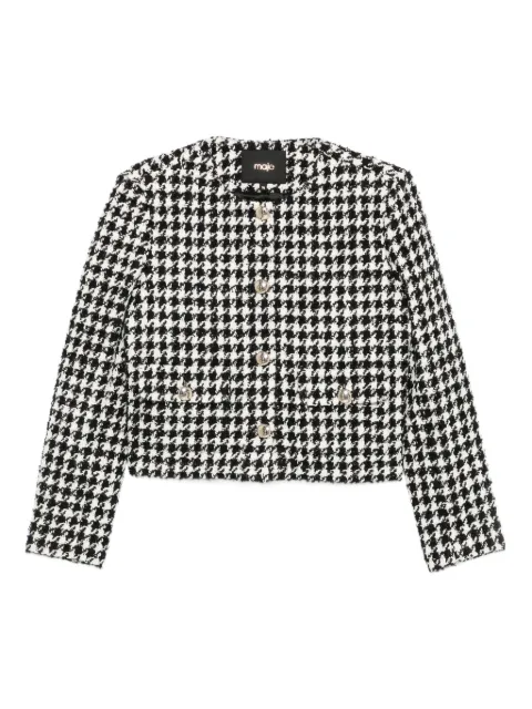 Maje blazer à motif pied-de-poule