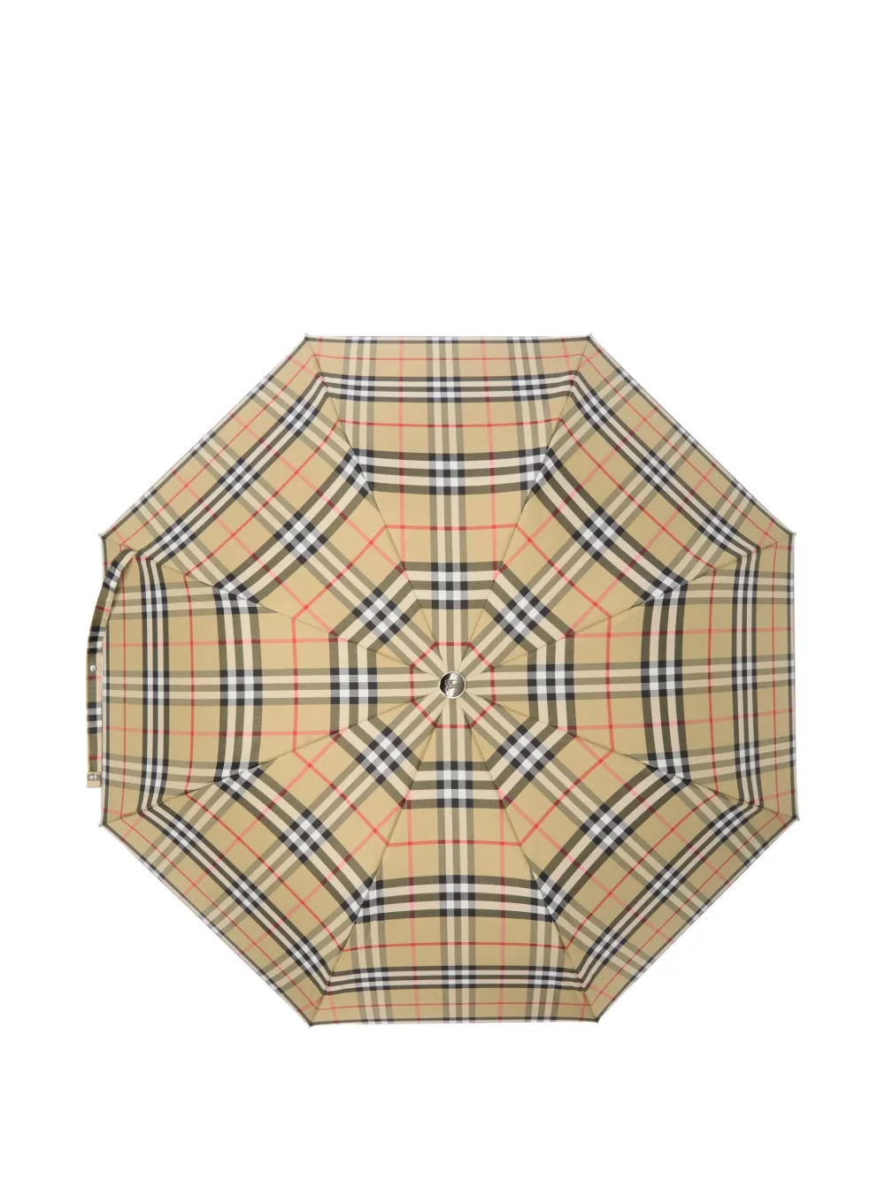 Burberry checked folding umbrella | Neutrals | Image 1