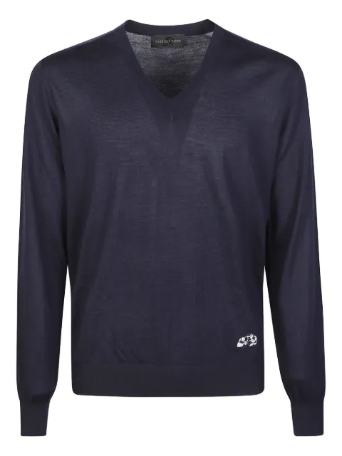 Gabriele Pasini V-neck graphic sweater