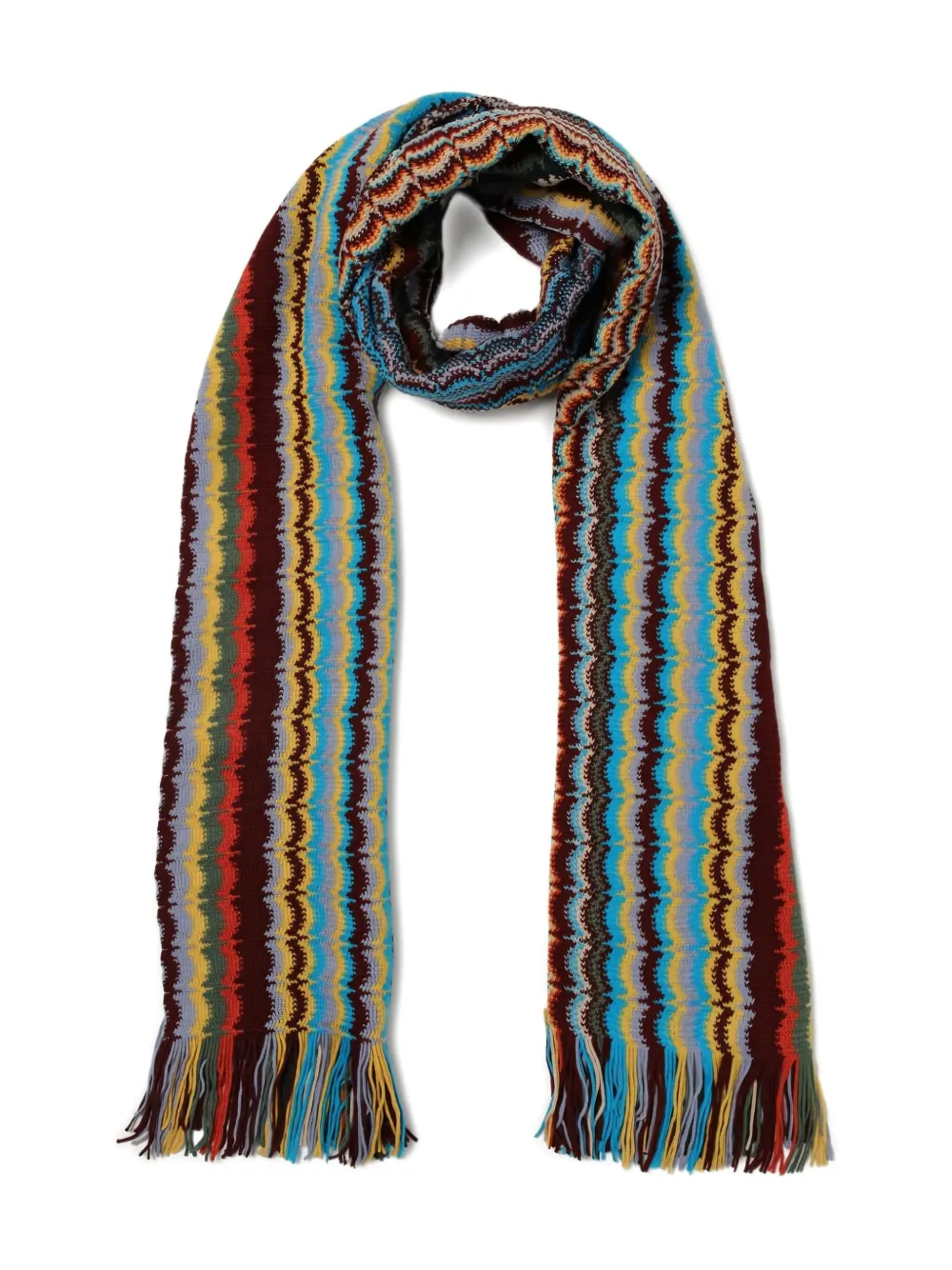 Missoni Sjaal met franje - Bruin