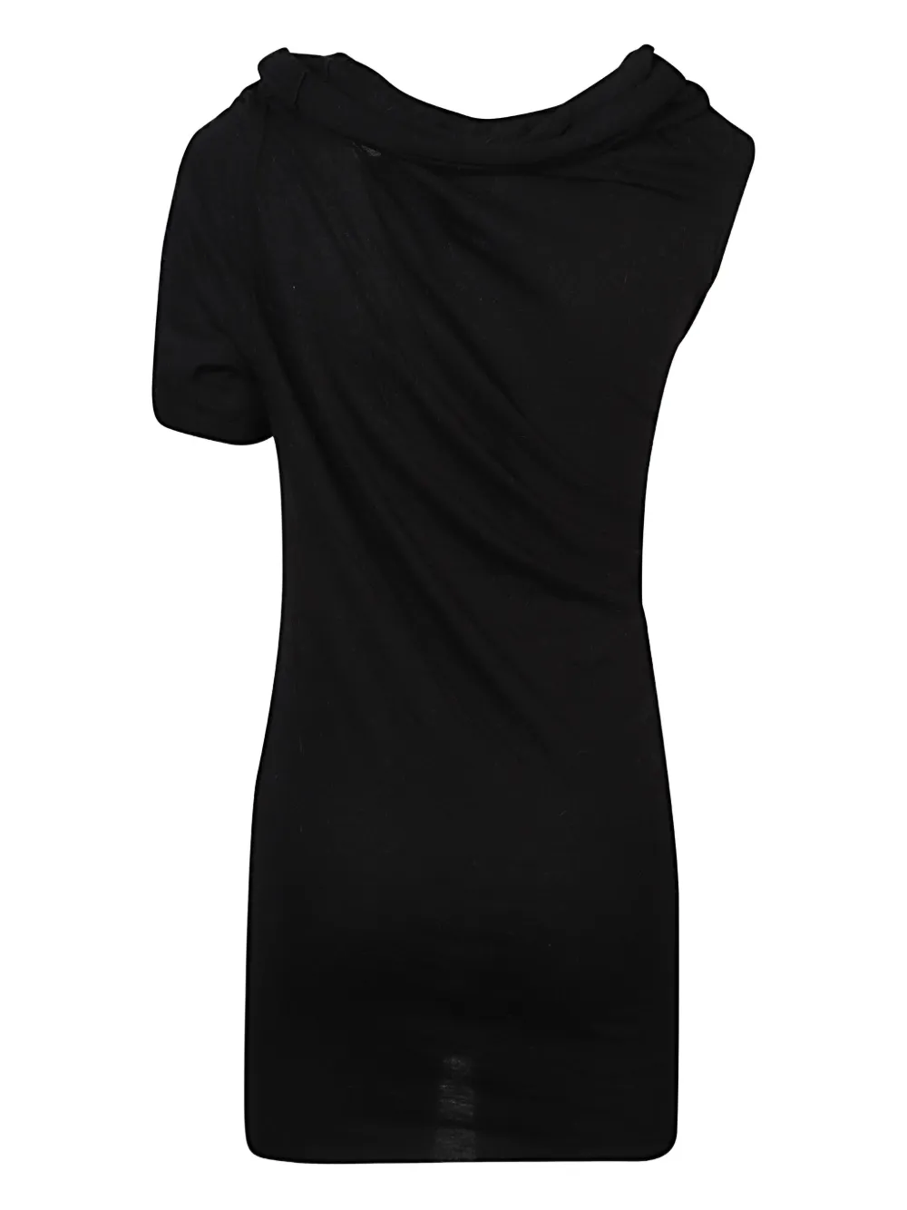 Rick Owens Knotted T-shirt In Black