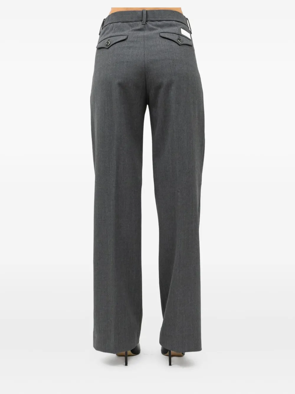 Nine In The Morning Pleated Trousers In Gray