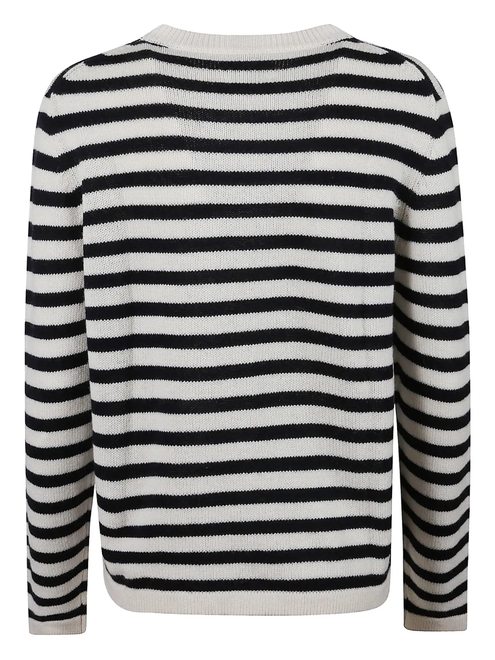 Allude Wool And Cashmere Sweater In Black