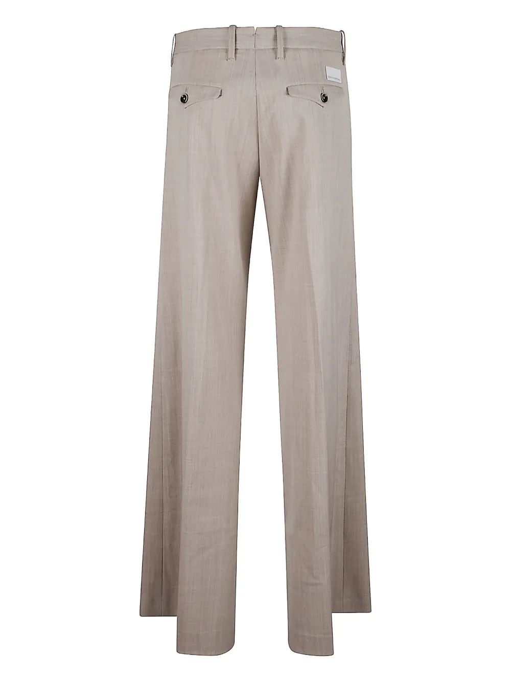 Nine In The Morning buttoned straight trousers - Beige