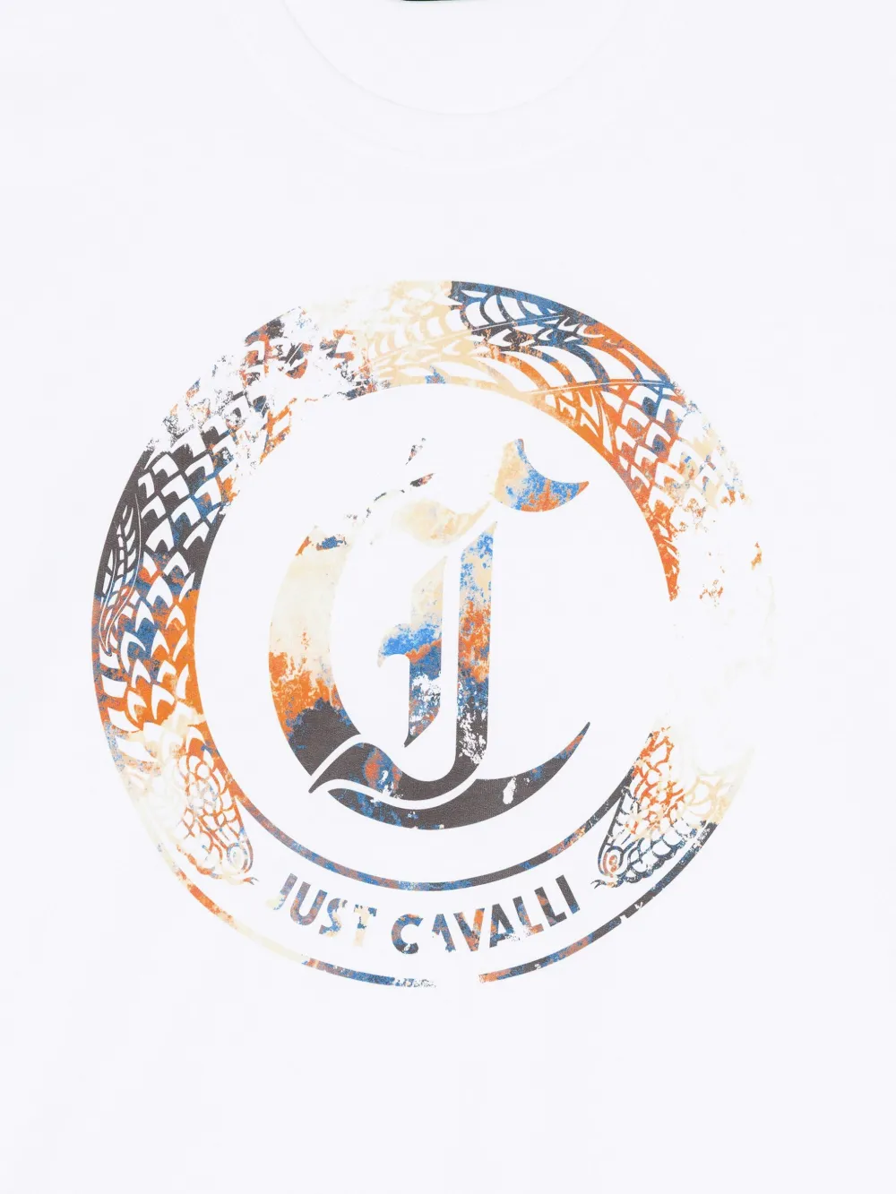 Just Cavalli T-shirt met logo - Wit