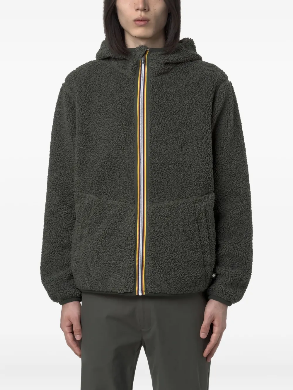 K-way Jack Reversible Jacket In Green