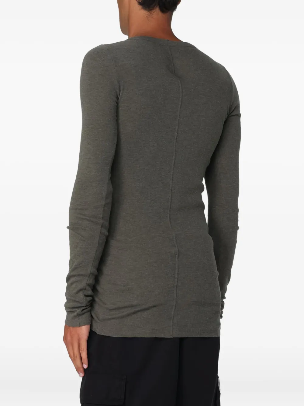 Rick Owens T-shirt met lange mouwen Groen