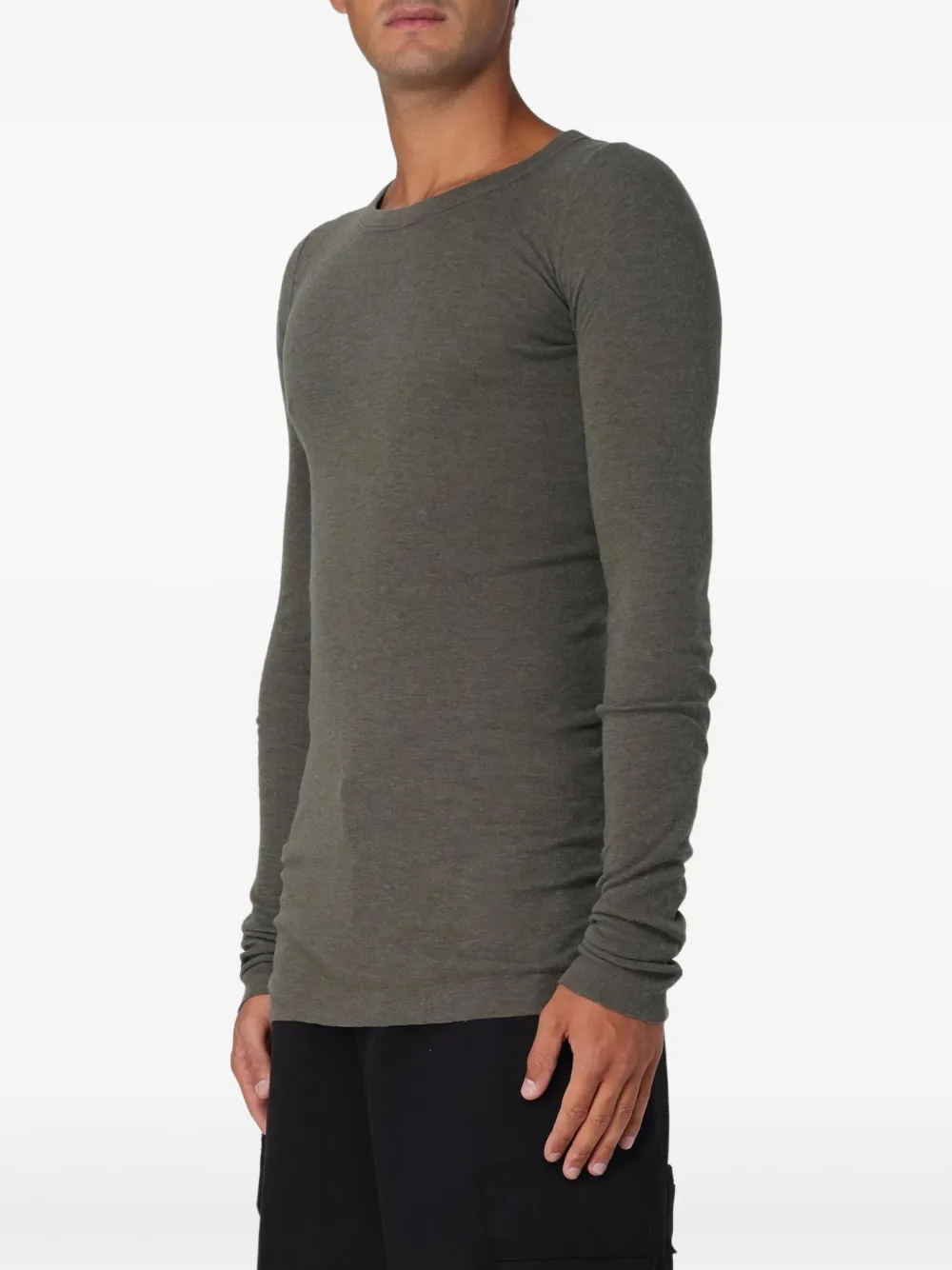 Rick Owens T-shirt met lange mouwen Groen