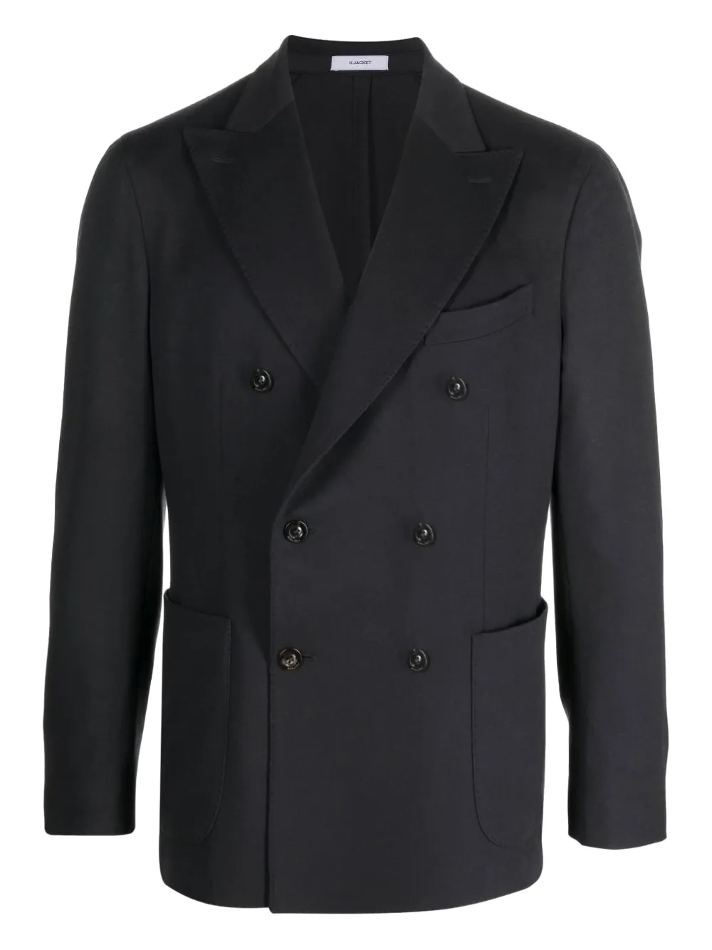 Boglioli blazer con doble botonadura y solapas de pico | negro | Image 1