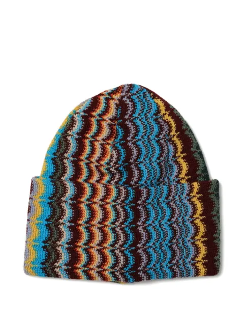 Missoni zigzag wool beanie hat