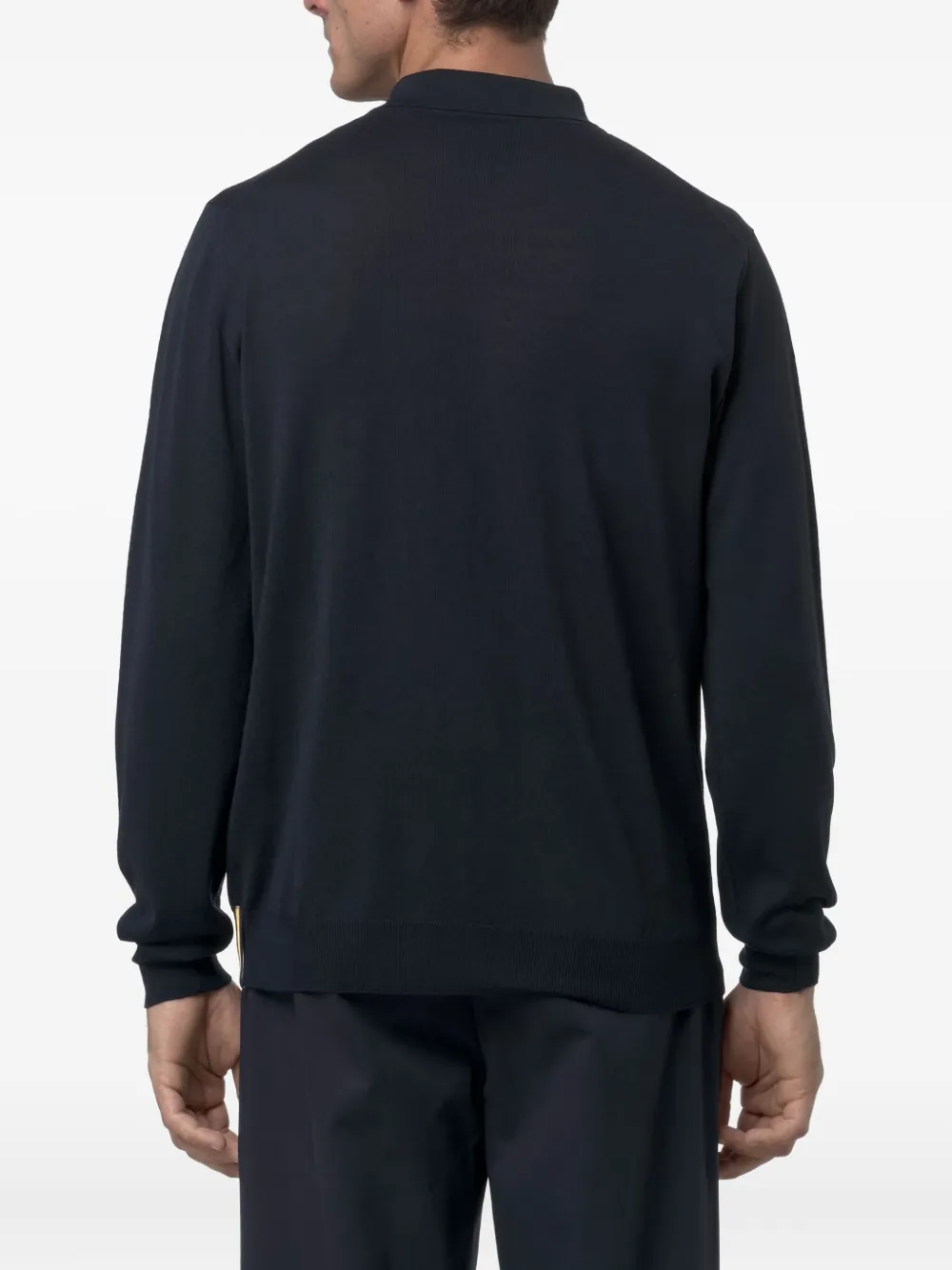 K-way Rey Button-fastening Polo Shirt In Blue