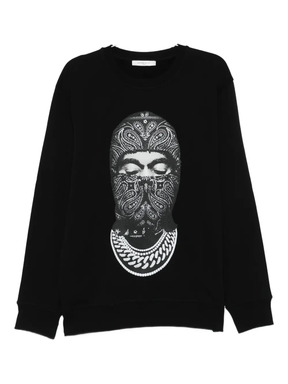 Ih Nom Uh Nit Bandana Paisley-print Sweatshirt In Black