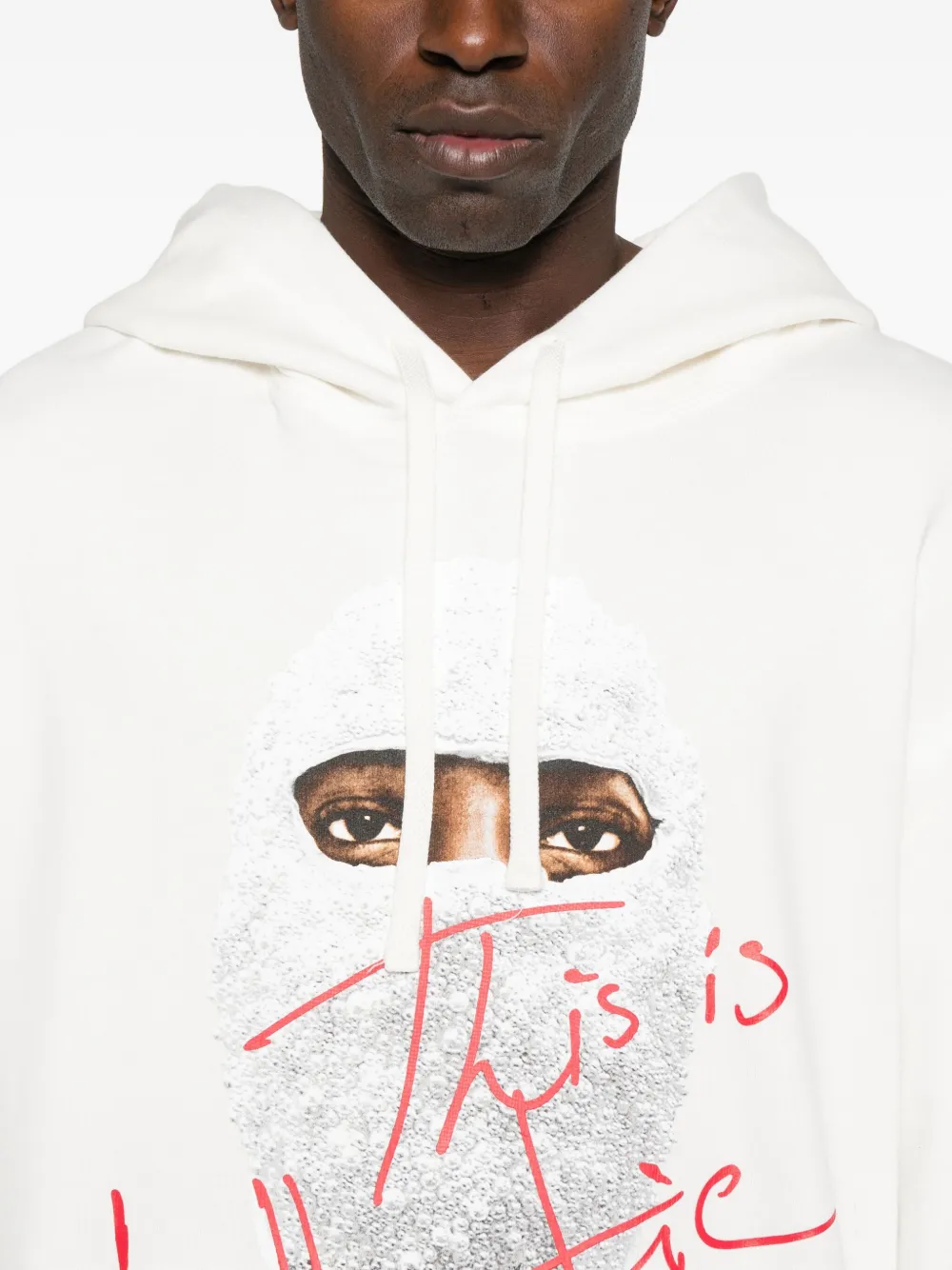 Ih Nom Uh Nit Graphic-print Hoodie In White