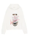 Ih Nom Uh Nit graphic-print hoodie - White