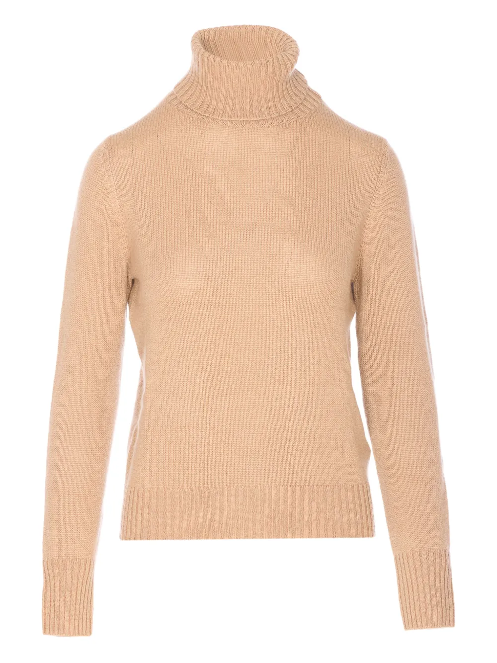 Allude High-neck Cashmere Sweater In Neutral