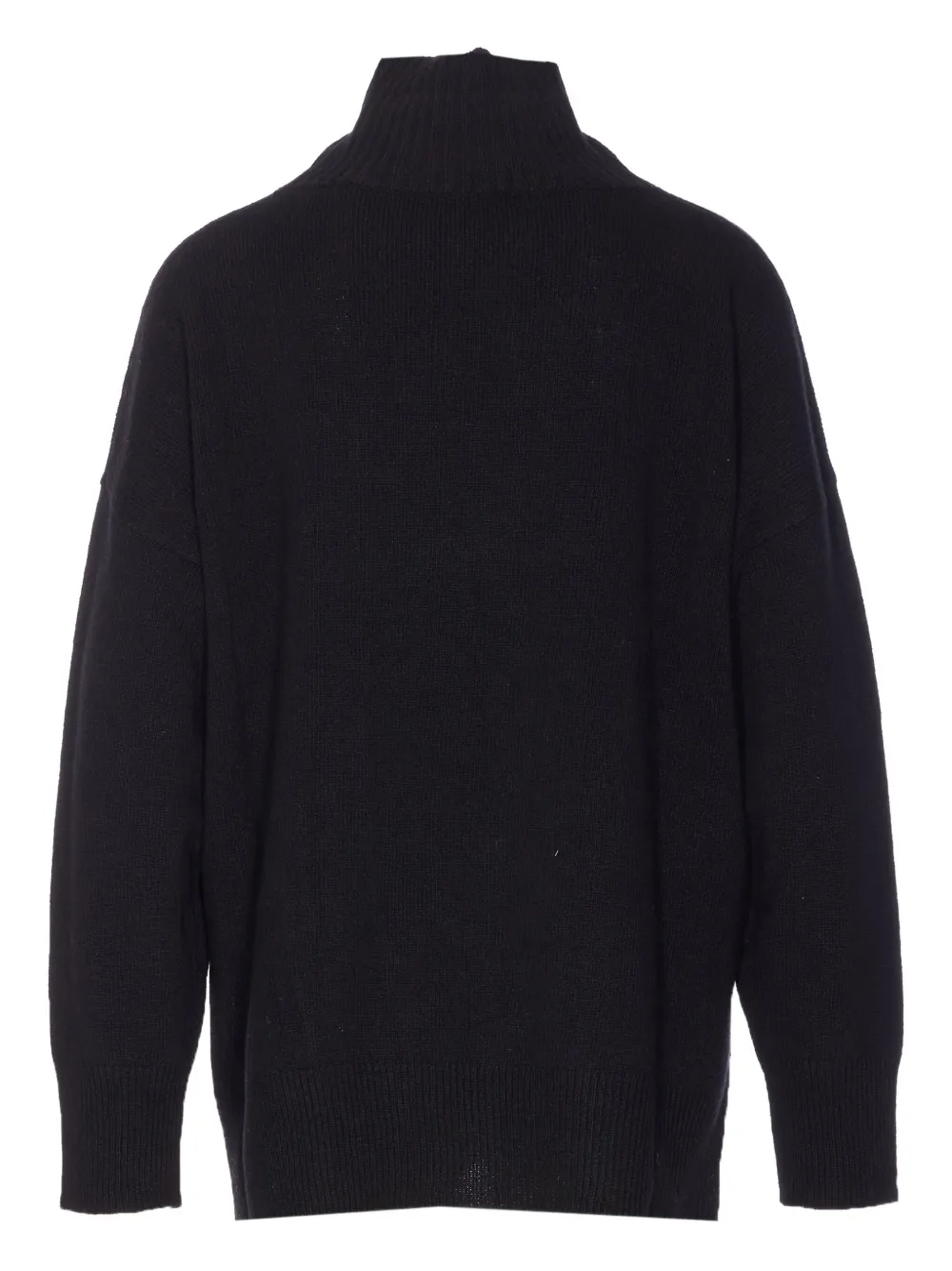 Roberto Collina high-neck wool sweater Zwart