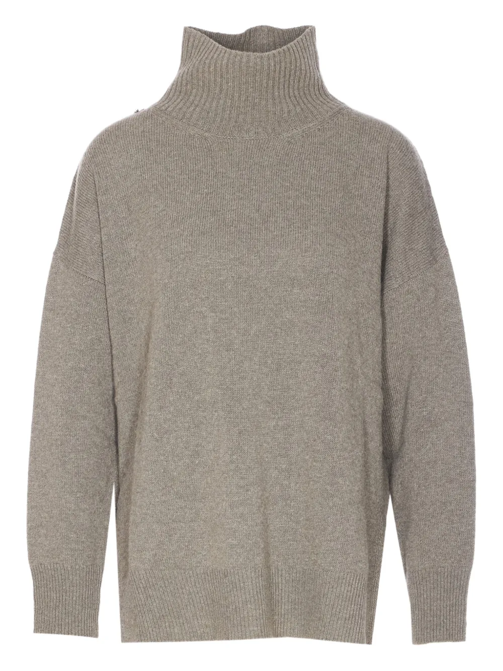 Roberto Collina turtleneck long-sleeve sweater Grijs