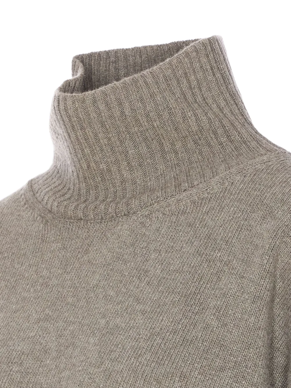 Roberto Collina turtleneck long-sleeve sweater Grijs