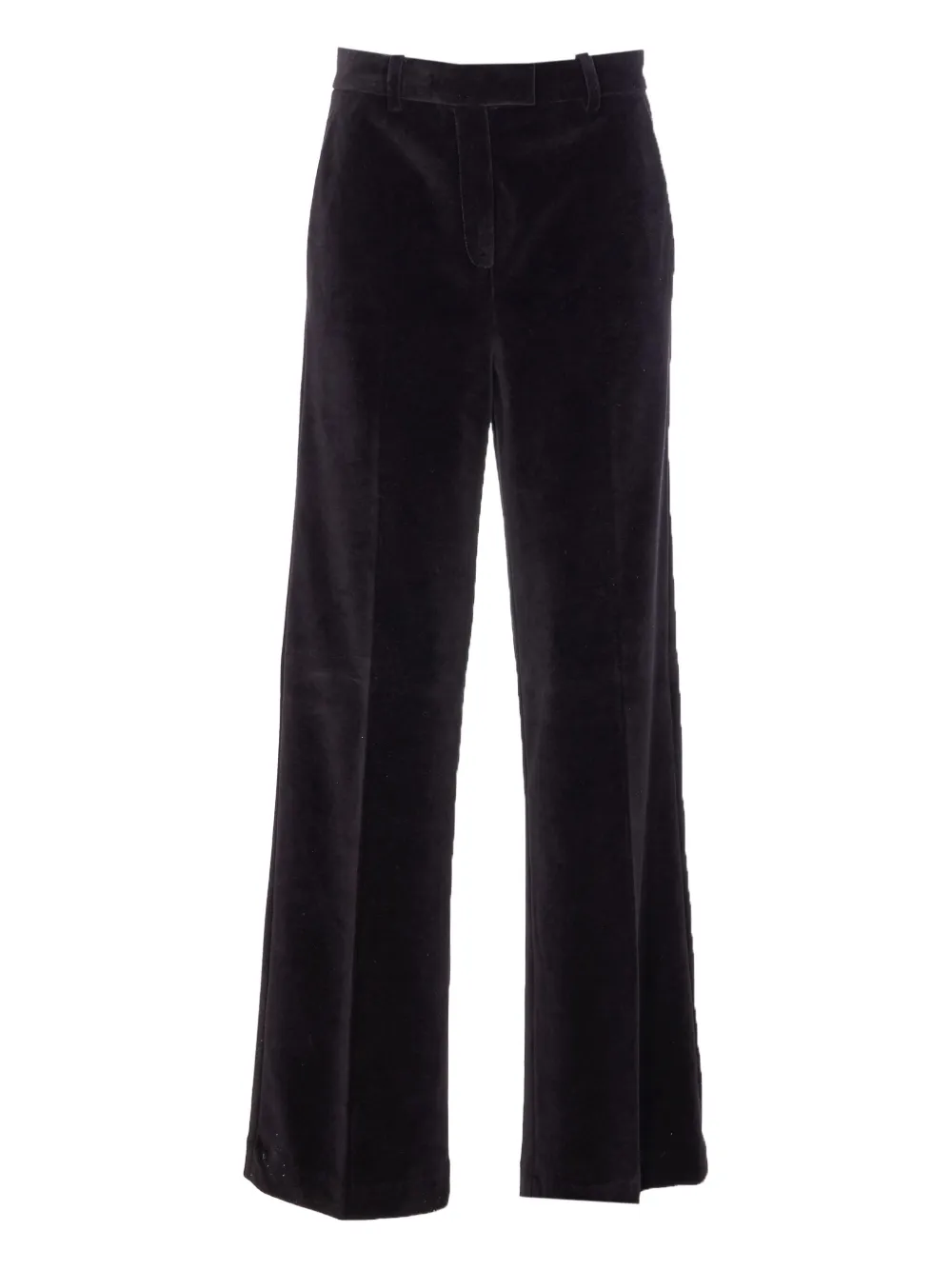 Circolo 1901 Velvet Trousers In Black