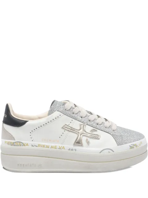 Premiata glitter platform sneakers