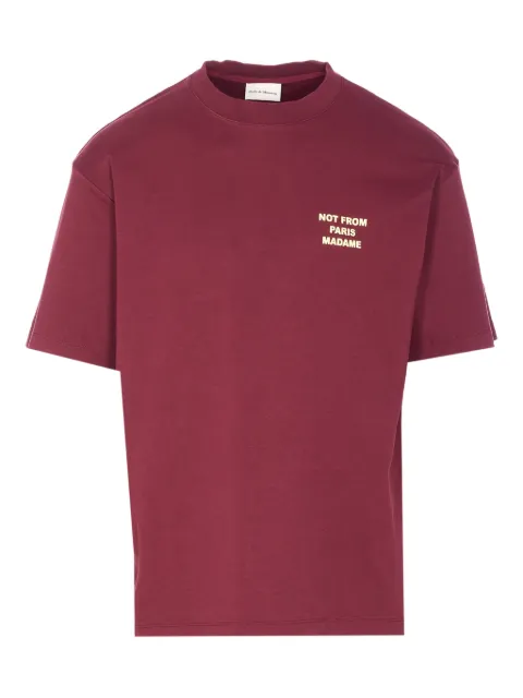 Drôle De Monsieur crew neck logo print T-shirt