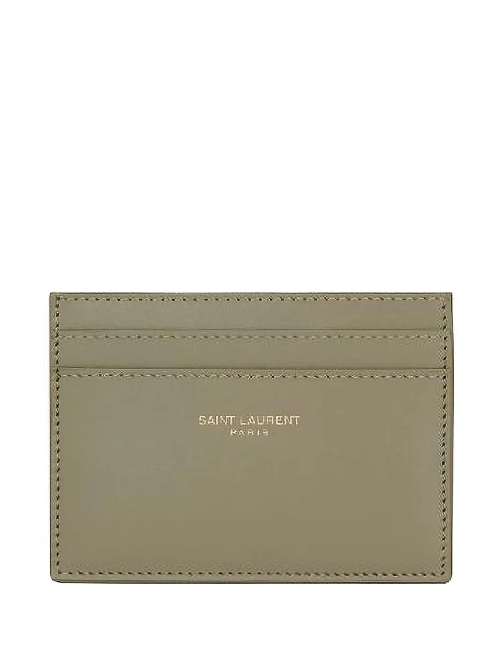 Saint Laurent calfskin cardholder Groen