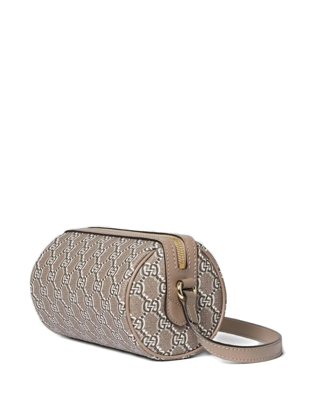 Gucci GG Supreme Canvas cylindrical shoulder bag Grijs