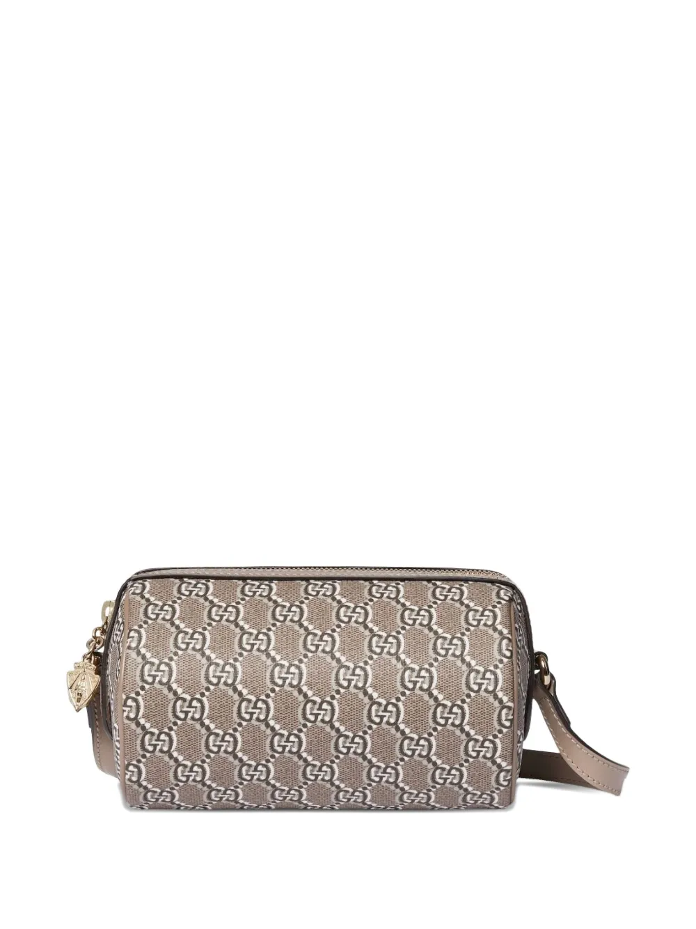 Gucci GG Supreme Canvas cylindrical shoulder bag Grijs