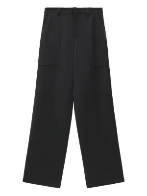 Balenciaga elasticated-waistband Wool Trousers | Black | FARFETCH