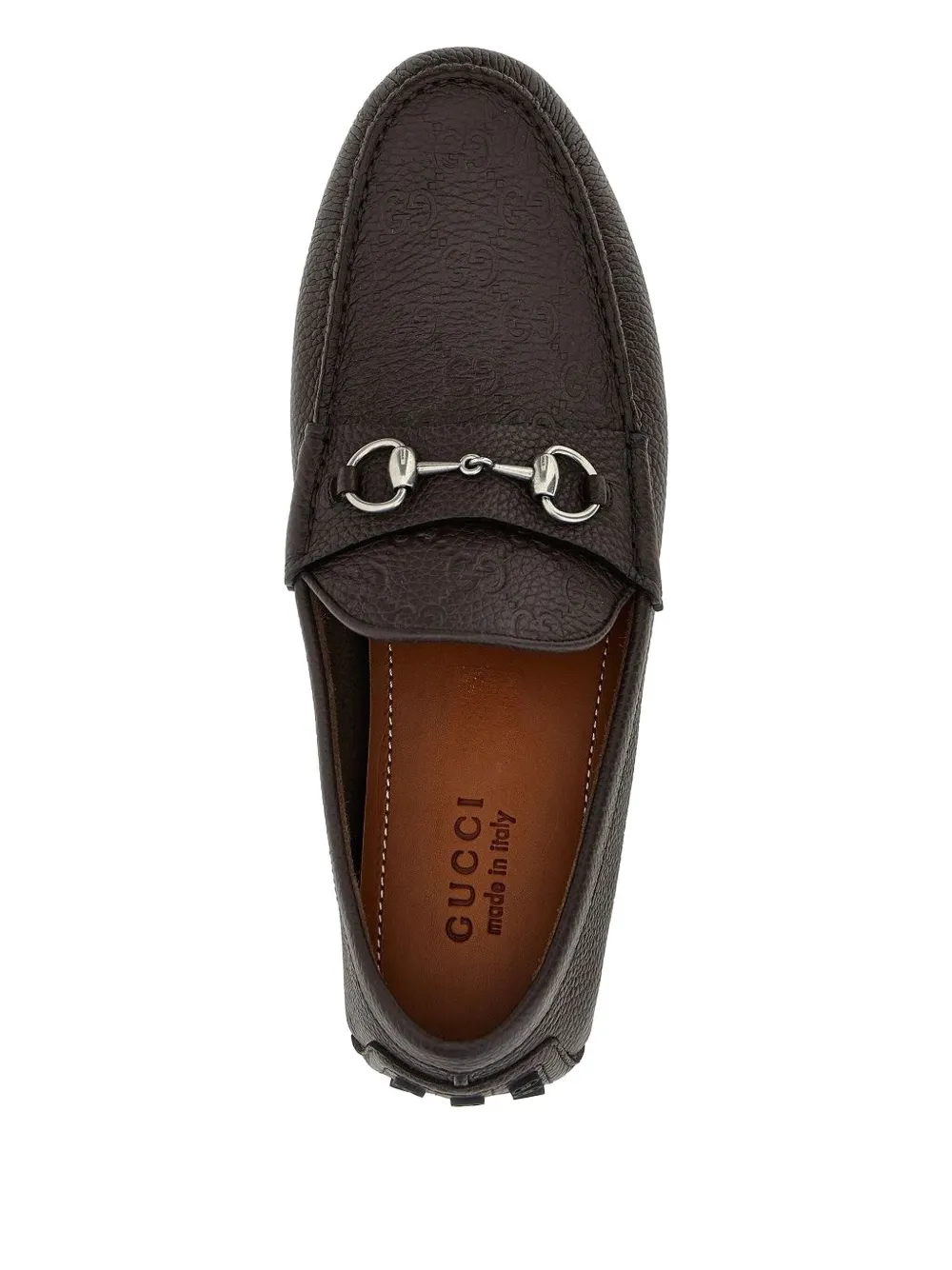 Gucci Horsebit leren loafers Bruin