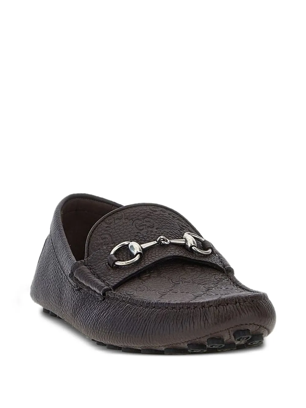 Gucci Horsebit leren loafers Bruin