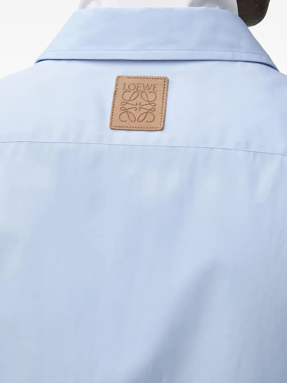 LOEWE Hybride overhemd met rits Blauw