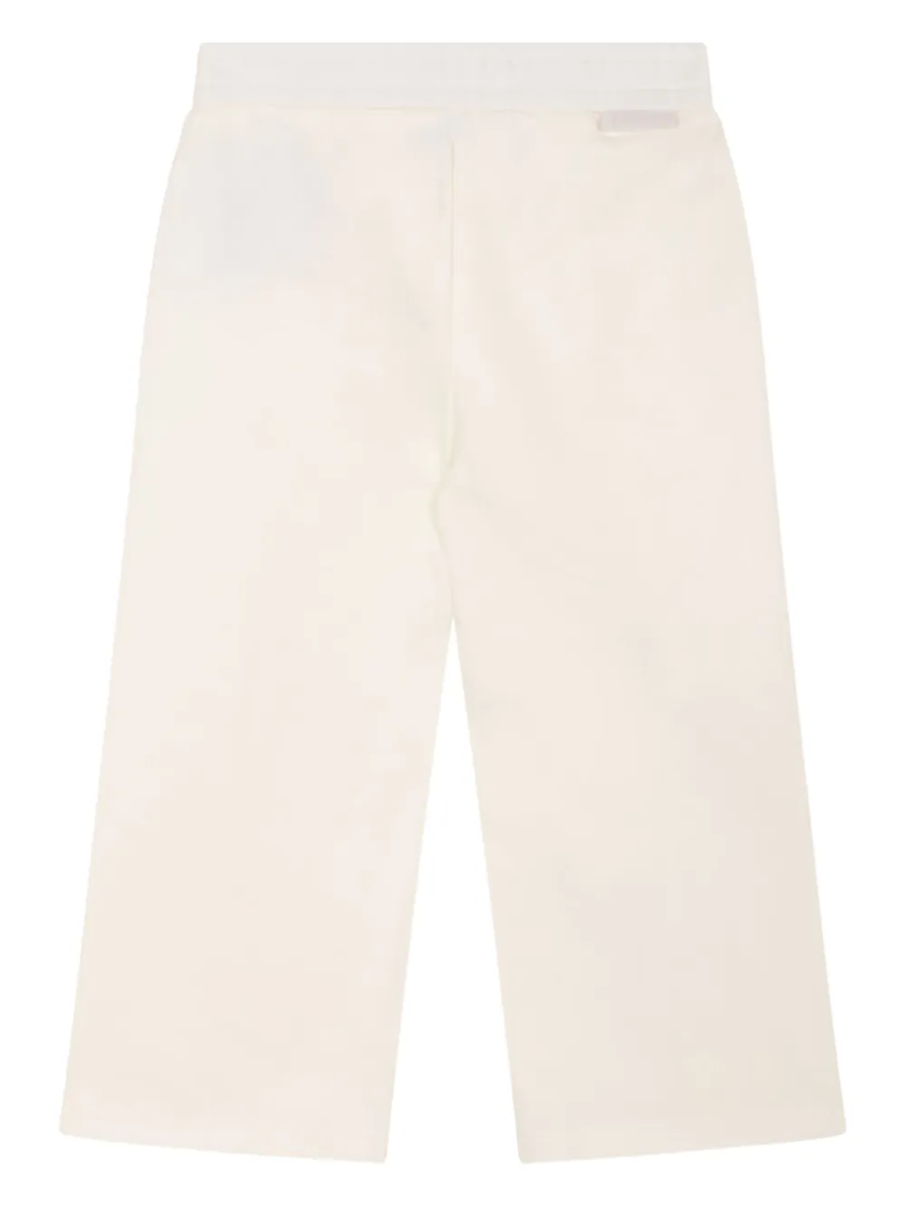 Moncler Enfant Sweater met geborduurd logo Beige