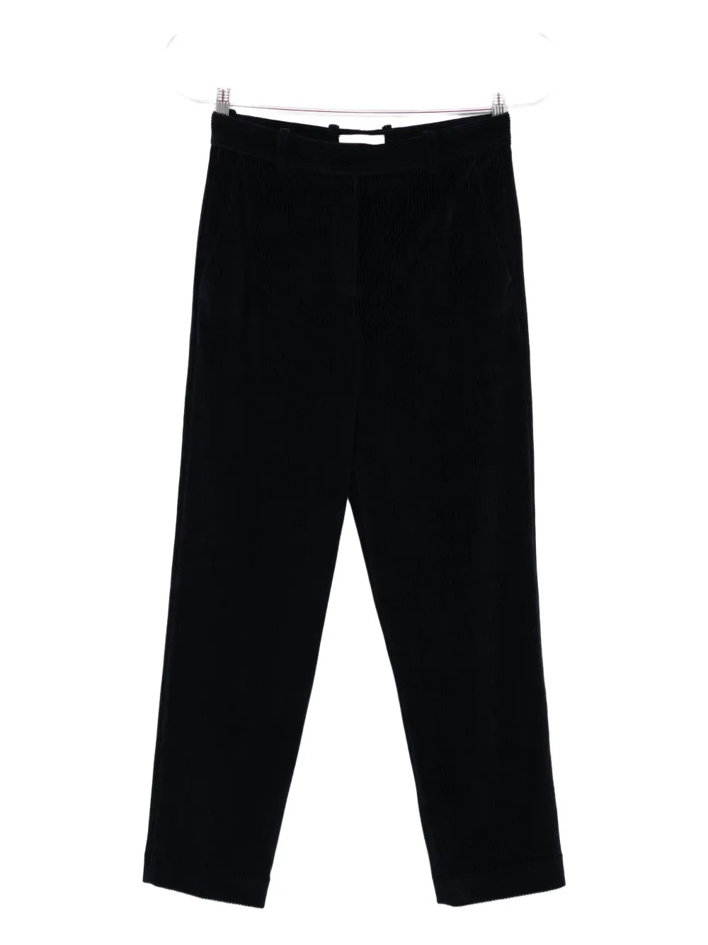 Circolo 1901 Cotton Trousers With Belt Loops And Pockets In Black