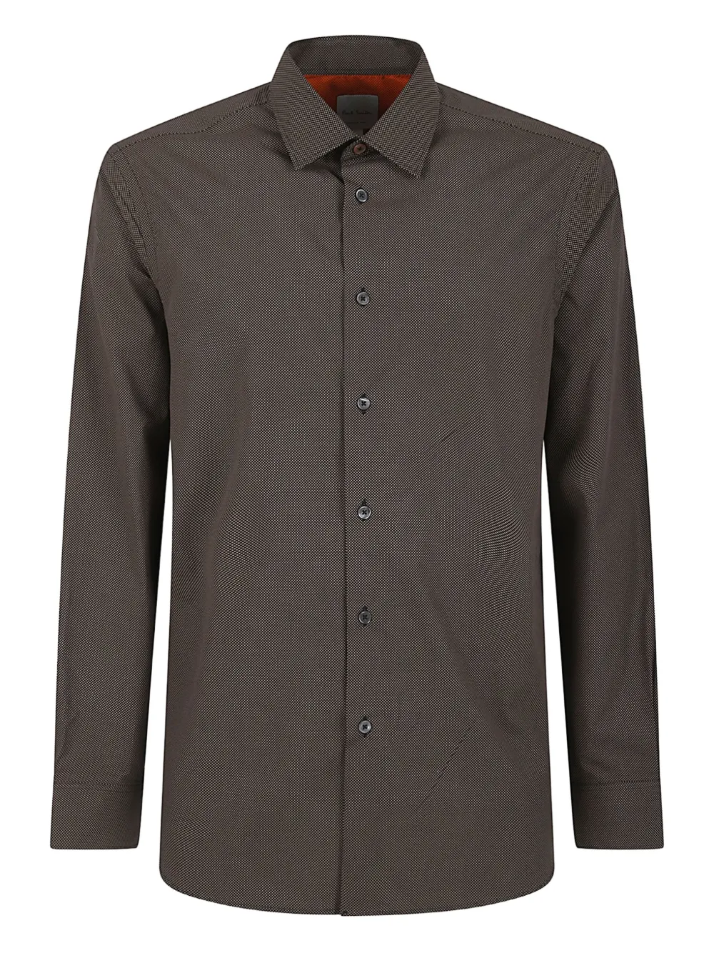 Paul Smith point -collar patterned shirt | Brown | Image 1