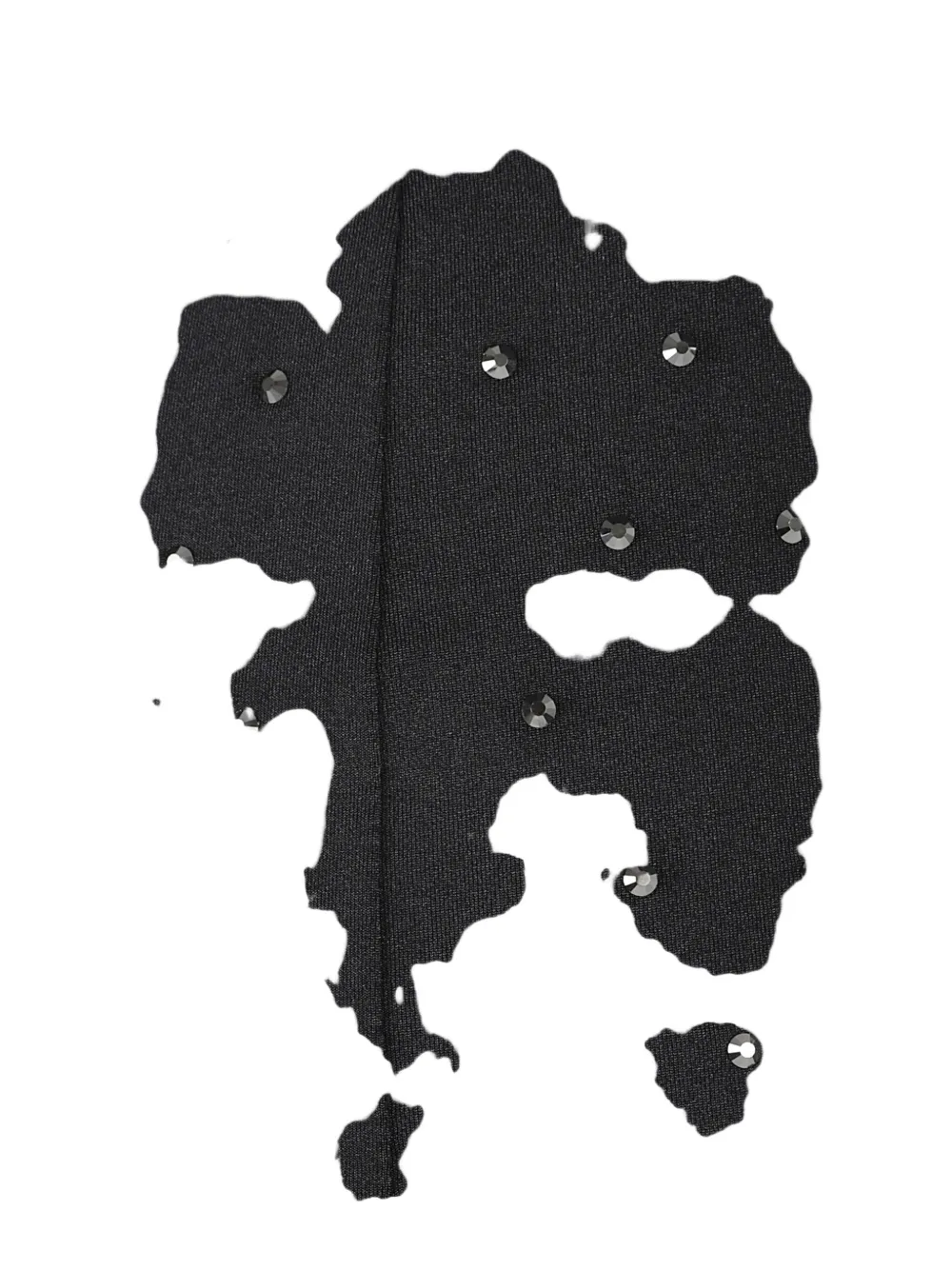 The Andamane Crystals-embellished Skirt In Black