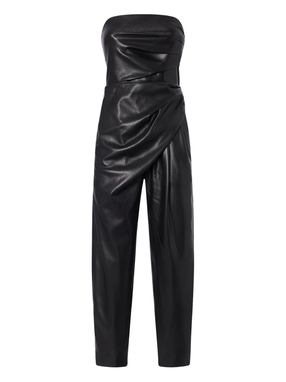 The Andamane Yana Draped Jumpsuit In Black