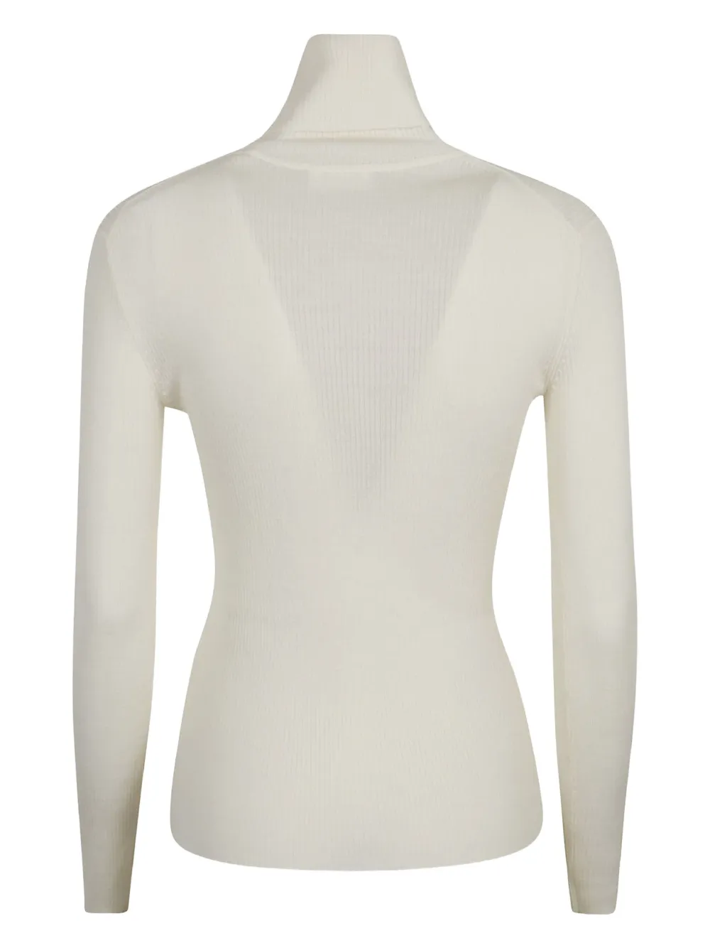 P.a.r.o.s.h Ribbed Roll-neck Knitwear In White