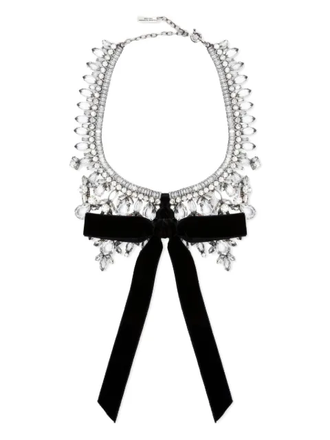 Ermanno Scervino bow embellished necklace