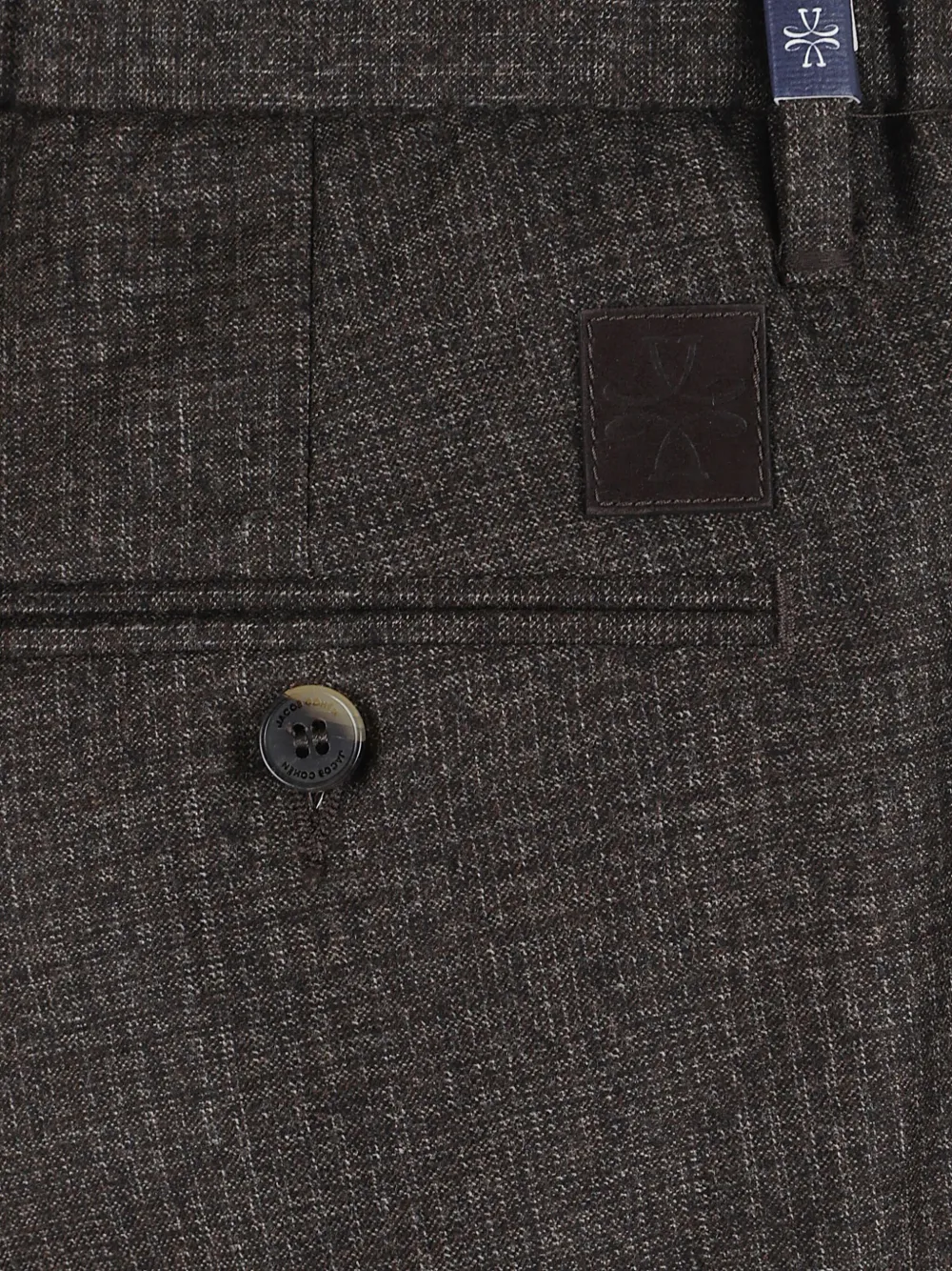 Jacob Cohen Button Trousers In Brown