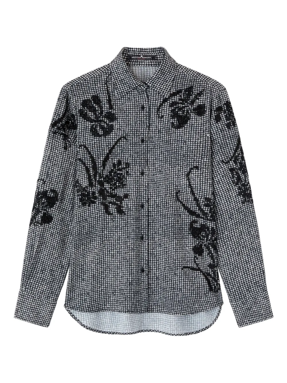 Ermanno Scervino chemise à motif pied-de-poule | noir | Image 1