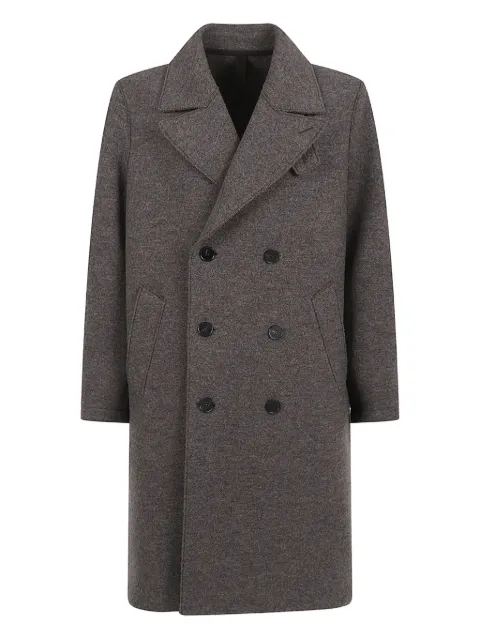 Harris Wharf London buttoned double-breasted coat