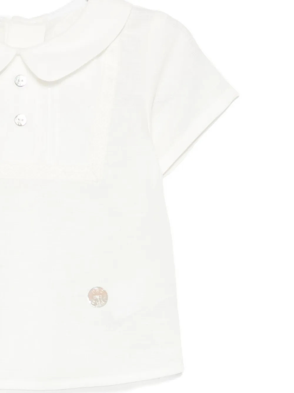  Paz Rodriguez Peter Pan Collar Blouse - White 